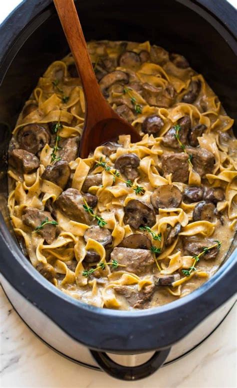 Bring to a boil, stirring constantly, then reduce heat to medium low. Beef Stroganoff Recipe Sour Cream Slow Cooker | Besto Blog