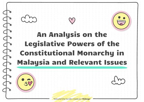 An Analysis On The Legislative Powers Of The Constitutional Monarchy In Malaysia And Relevant