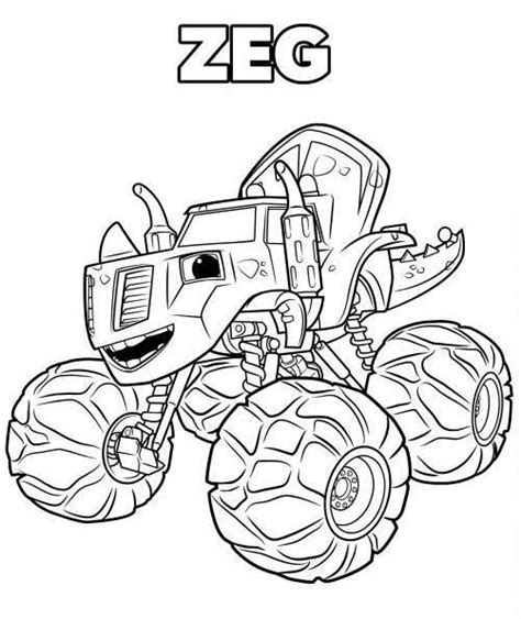 Blaze and the monster machines is an animated television series about the adventures of the monster truck blaze and his friend techie aj. Blaze and the Monster Machines | Coloriage disney ...