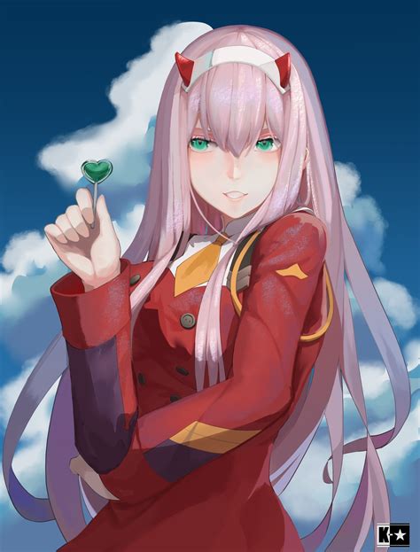 Download 2244x2953 Zero Two Darling In The Franxx Pink Hair