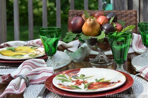 Exuberant Fruit – Verona Salad Plates by Pier 1 – Entertablement