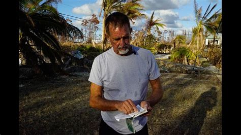Hurricane Dorian Victim Finds His Wifes Glasses Diary And Rosary
