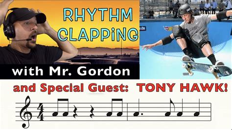 Rhythm Clapping With Mr Gordon Featuring Tony Hawk Learn To Read