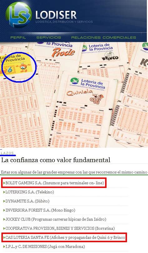 Todos los resultados del quini6 actualizados luego de cada sorteo.estadísticas de sus números, control de jugadas y más.aplicación oficial del sitio www.quini6.net. Nestornautas: UNA EMPRESA QUE SE SACÓ EL QUINI 6