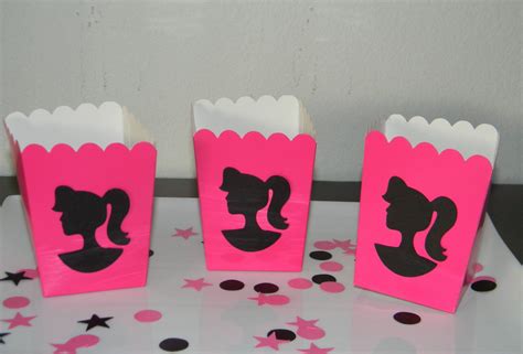 Barbie Inspired Goody Boxes Hot Pink 1250 Via Etsy Barbie