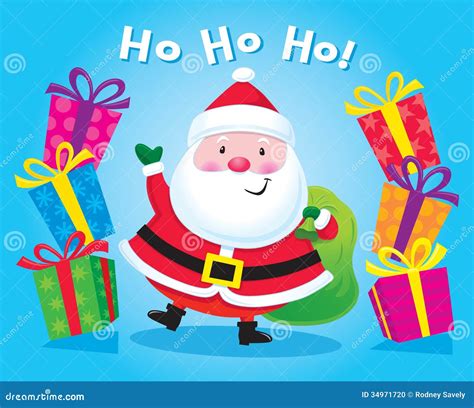 Santa With Presents Stock Photo Image 34971720