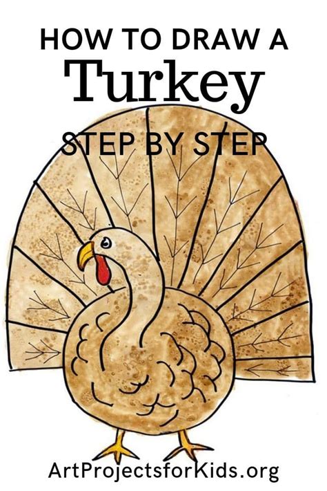 How To Draw A Turkey · Art Projects For Kids Turkey Art Turkey Art