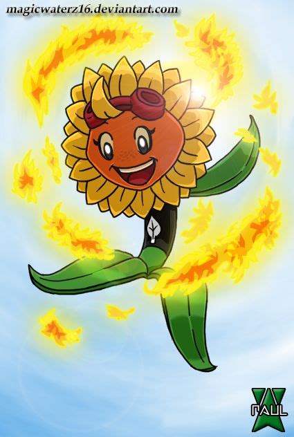 Plants Vs Zombies Heroes Solar Flare By Magicwaterz Plants Vs Zombies Solar Flare Zombie