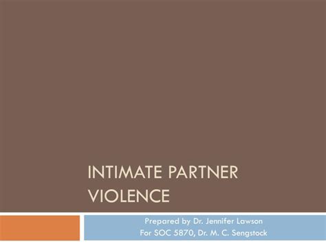 Ppt Intimate Partner Violence Powerpoint Presentation Free Download