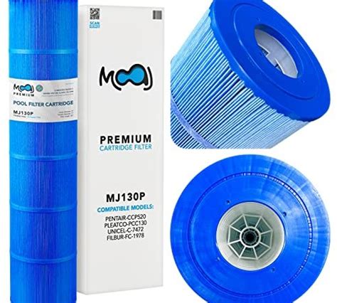 Premium Filter Cartridge Replaces Pentair Ccp520 Pleatco Pcc130