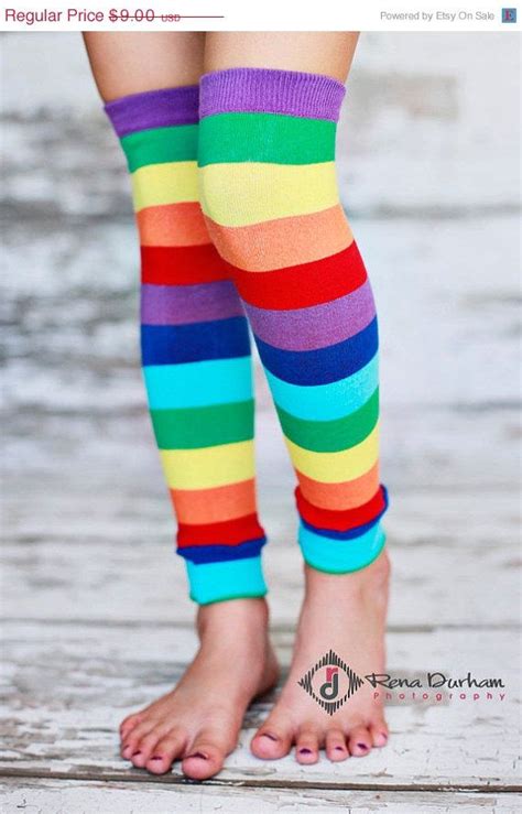 On Sale Leg Warmers Rainbow Stripes 720 Via Etsy Rainbow Stripes Leg Warmers Stripes