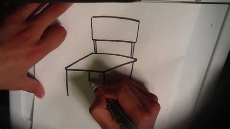 How To Draw A Chair Feltmagnet