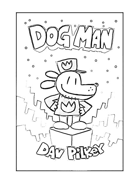 Dog Man Coloring Pages | Free Coloring Pages