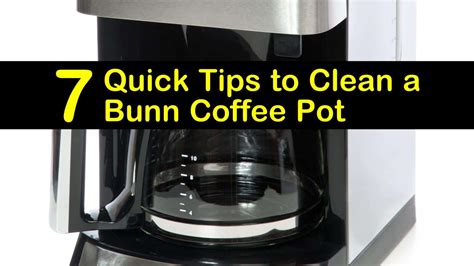 Some of the warning signs of a dirty coffee maker are clear: 7 Quick Tips to Clean a Bunn Coffee Pot