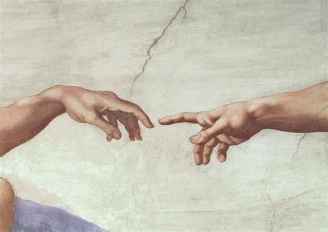Michelangelo Hands Of God And Adam Detail From The Creation Etsy