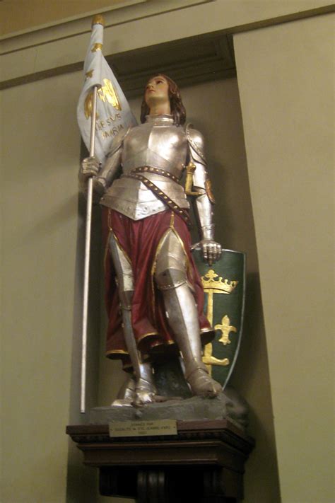 New Orleans French Quarter St Louis Cathedral Joan Of Arc Statue