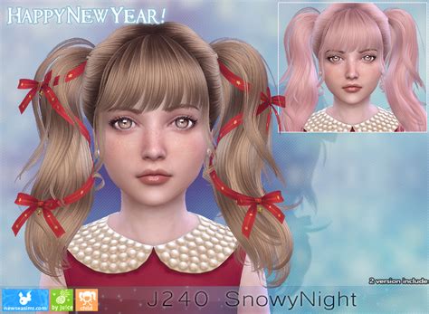 Newsea J 240 Snowynight Hairstyle Sims 4 Hairs