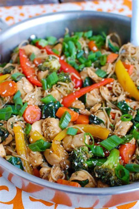 Bean thread noodles (glass noodles) and vegetable soup is so simple and warming. Easy Chicken Ramen Noodle Stir Fry Image 6 - A Cedar Spoon