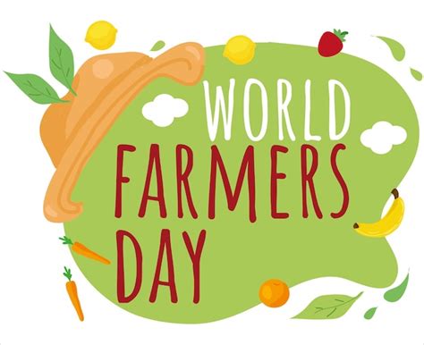 Premium Vector World Farmers Day 14 May