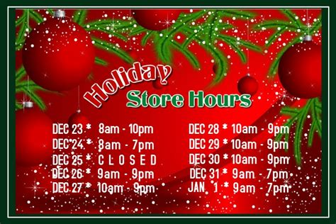 Labace Business Closed For Holiday Sign Template