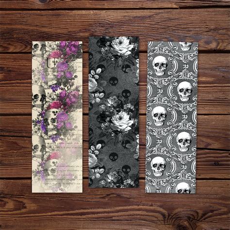 Printable Gothic Bookmarks Scrapbook Printing Bookmarks Free 9 Best