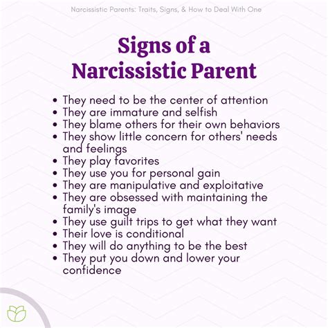 Narcissistic Parents Traits Signs And How To Deal With One