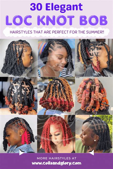30 Marley Loc Knot Bob Hairstyles Includes Tutorial And Haircare Tips