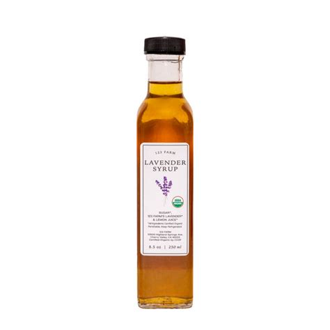Lavender Syrup 123 Farm