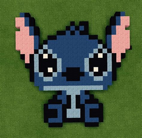 Stitch Minecraft Pixel Art