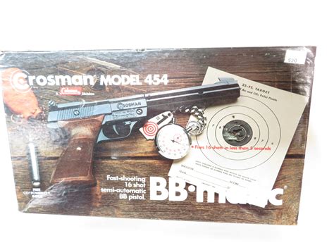 Crosman Model 454 Bb Pistol Baker Airguns