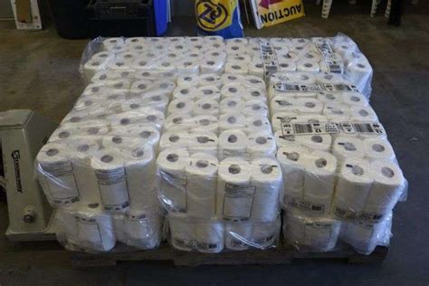 Pallet Of Toilet Paper 120 4 Packs Matthews Auctioneers