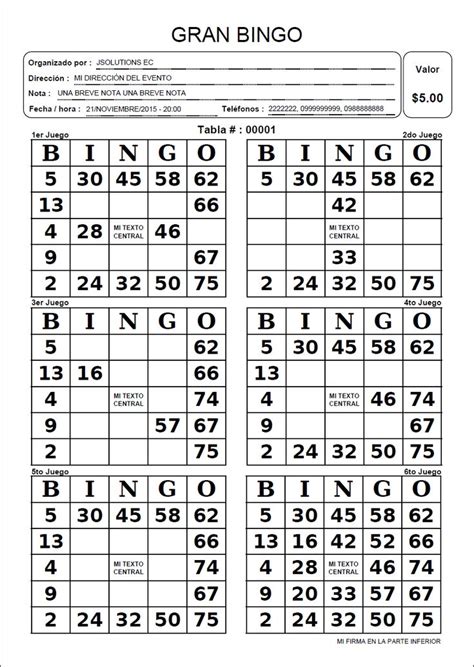Tablas De Bingo Para Imprimir 200 Bingo De Las Tablas