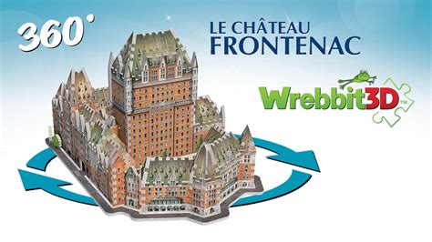 360° View Le Château Frontenac Castles And Cathedrals Wrebbit3d Puzzle Youtube
