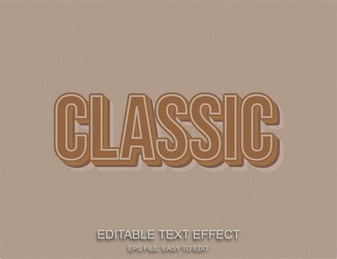 Premium Vector Classic Retro Vintage Text Style Editable
