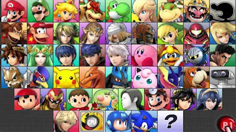 Super Smash Bros 4 3ds All Characters Unlocked Youtube
