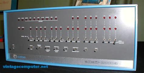 Loading Basic On The Altair 8800 Live Demo 221 10am 1pm Kennett
