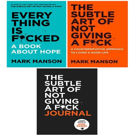 Mark Manson Collection 3 Books Set Everything Is Fcked Subtle Art Of