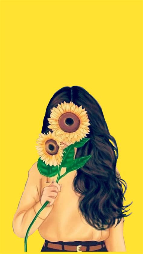 Sunflower Girl Summer Yellow Hd Phone Wallpaper Peakpx