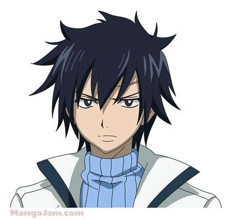 How To Draw Gray Fullbuster From Fairy Tail