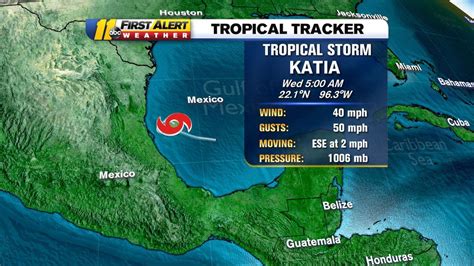 Tropical Storm Katia Forms In The Gulf Of Mexico Off Mexico S Coast Abc Com