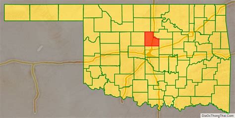 Map Of Logan County Oklahoma