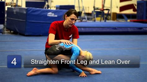 How To Do The Splits For Beginner Gymnasts Beginning Gymnastics Youtube