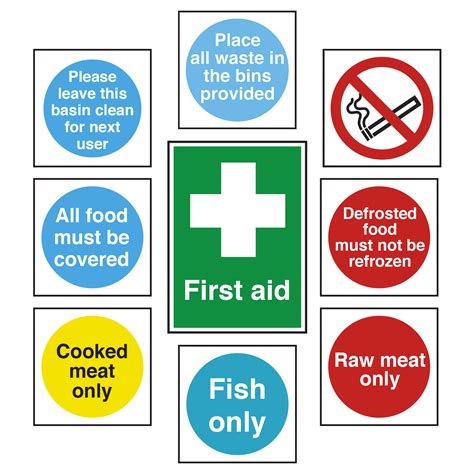 Health And Safety Catering Signs Kitchen Safety Signage