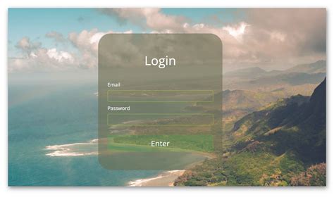How To Create A Simple Glowing And Transparent Login Form Using Html