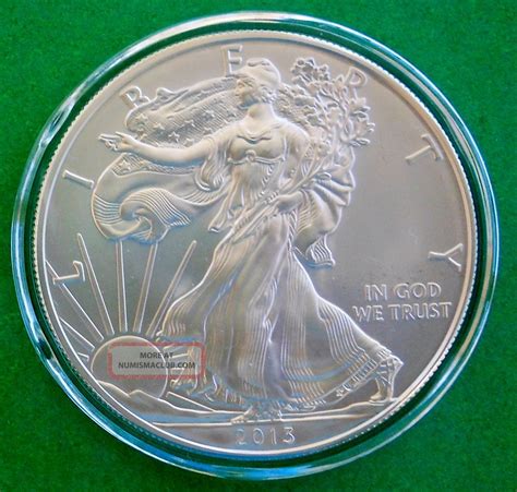 2013 American Silver Eagle 1 Troy Ounce Bu In Airtite 999 Fine Silver