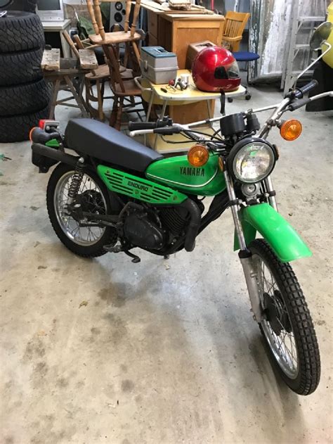 Lights work needs a battery i would. 1979 Yamaha 100 enduro barn find with 125 original miles ...