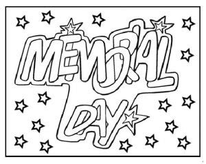 This is a simple coloring page depecting a young girl laying down flowers on a fallen soldiers grave. Memorial Day Coloring Pages for Kids - Preschool and ...