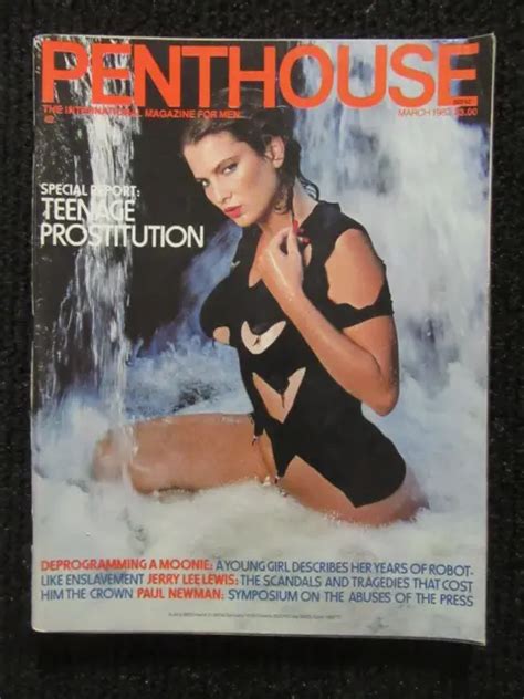 VINTAGE PENTHOUSE MAGAZINE March 1982 Nicer Grade Tight Glossy Book