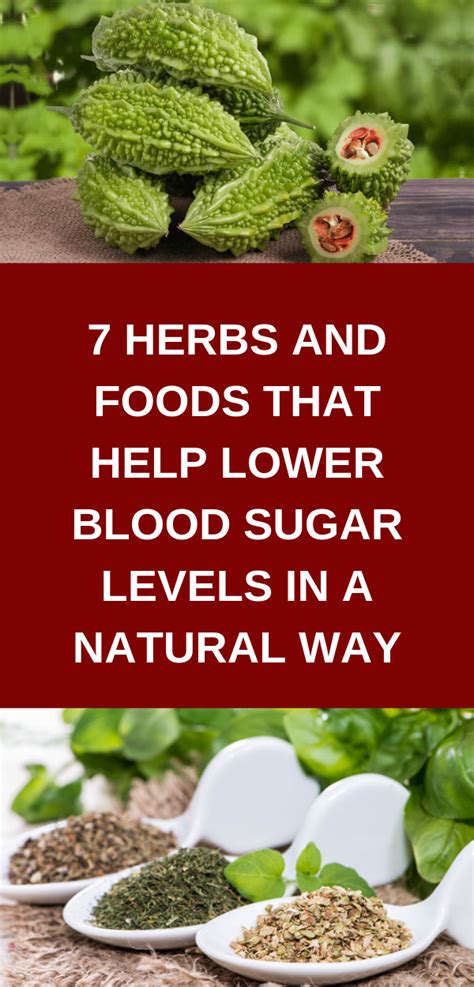 7 Herbs And Foods That Help Lower Blood Sugar Levels In A Natural Way