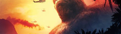 3840x1080 Resolution Kong Skull Island 4k Helicopter 3840x1080